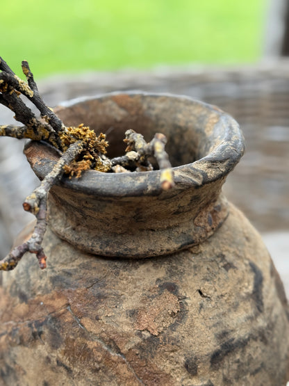 Nepalese houten pot – uniek en authentiek (LHC3)