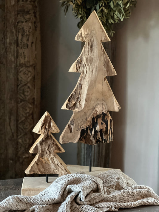 Kerstboom drijfhout