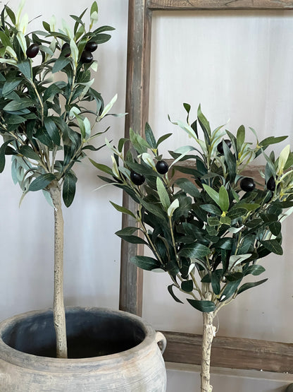 Olivenbaum-Kunstwerk erhältlich in 65 cm und 85 cm.