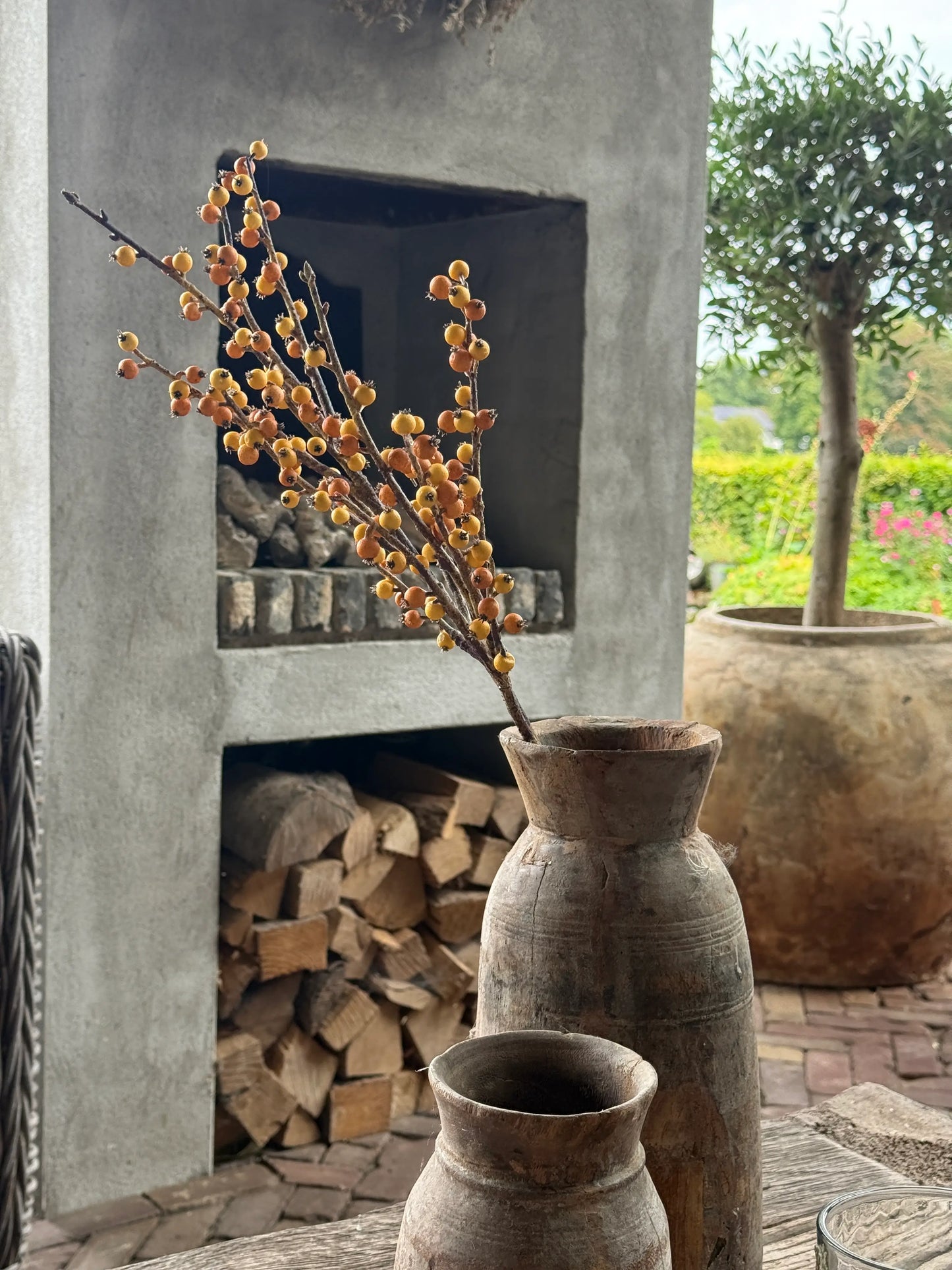 Nepalese pot – slank model_ rechter op de foto-(LHC6)