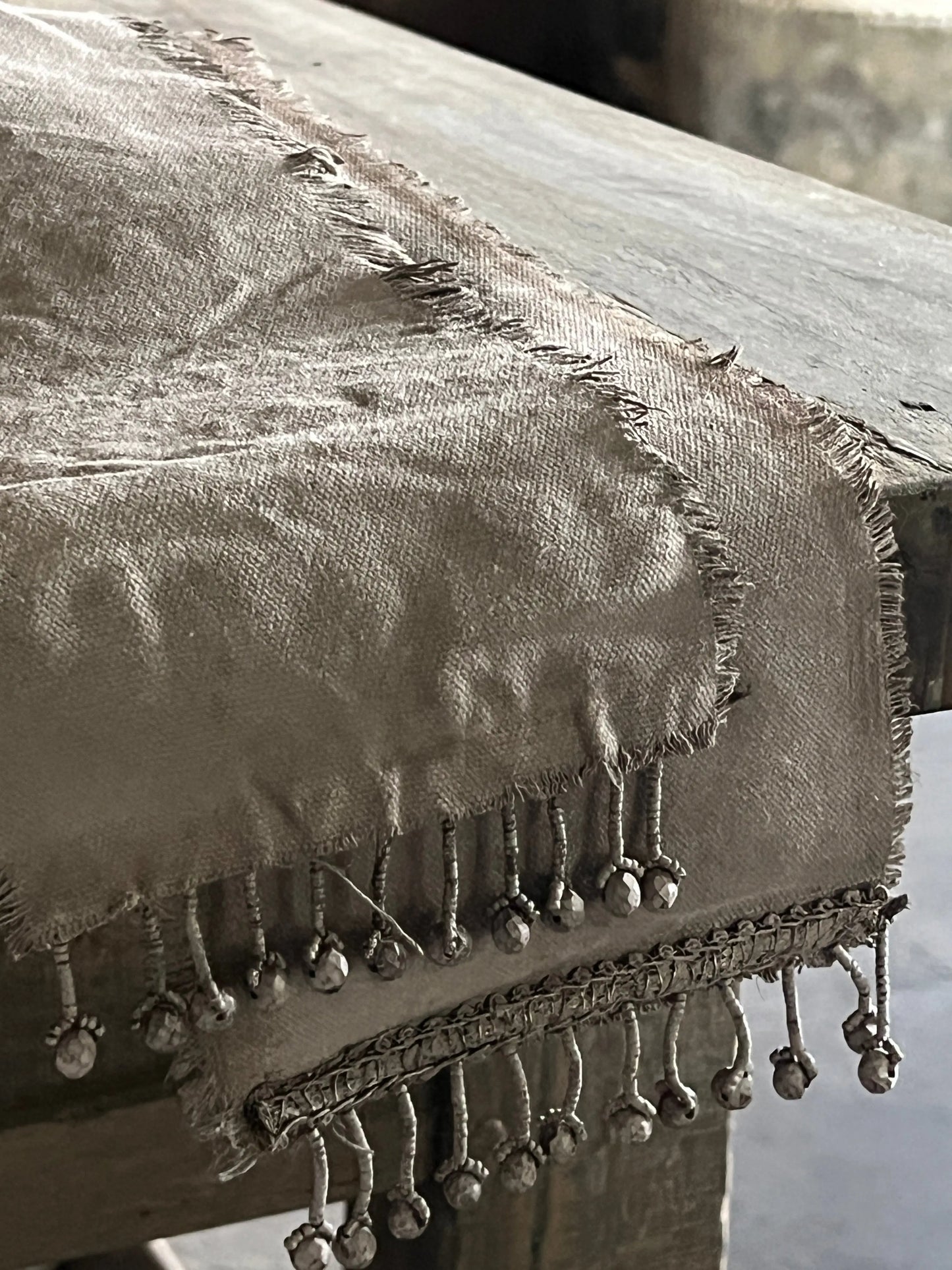 Dekoband Lindenstoff Boho und Lehm