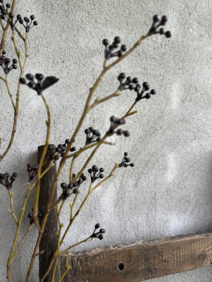 Artificial berry spray Berberis XL black – 103 cm
