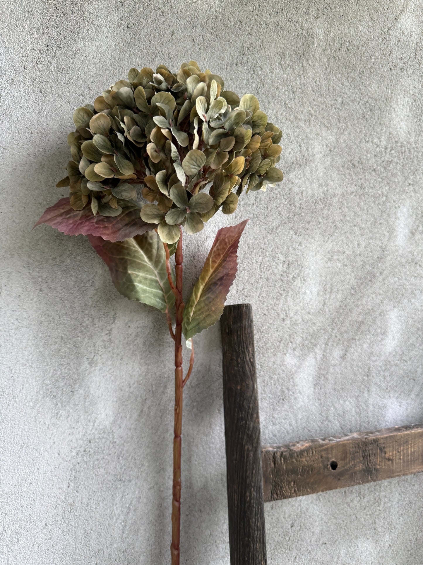 Artificial flower Hydrangea Aletta green – 70 cm