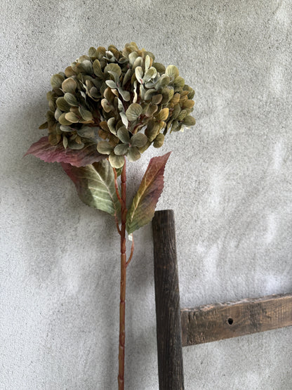 Artificial flower Hydrangea Aletta green – 70 cm