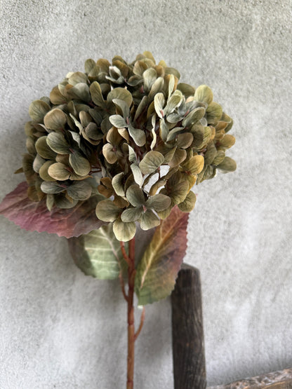 Artificial flower Hydrangea Aletta green – 70 cm