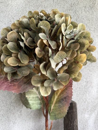 Artificial flower Hydrangea Aletta green – 70 cm