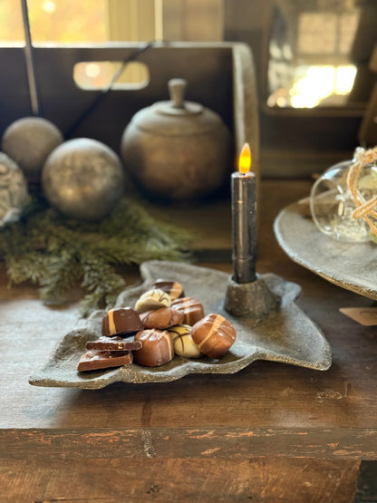 Concrete Christmas tree candlestick PMR