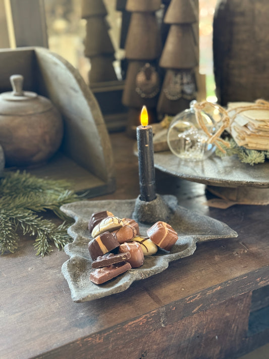 Concrete Christmas tree candlestick PMR