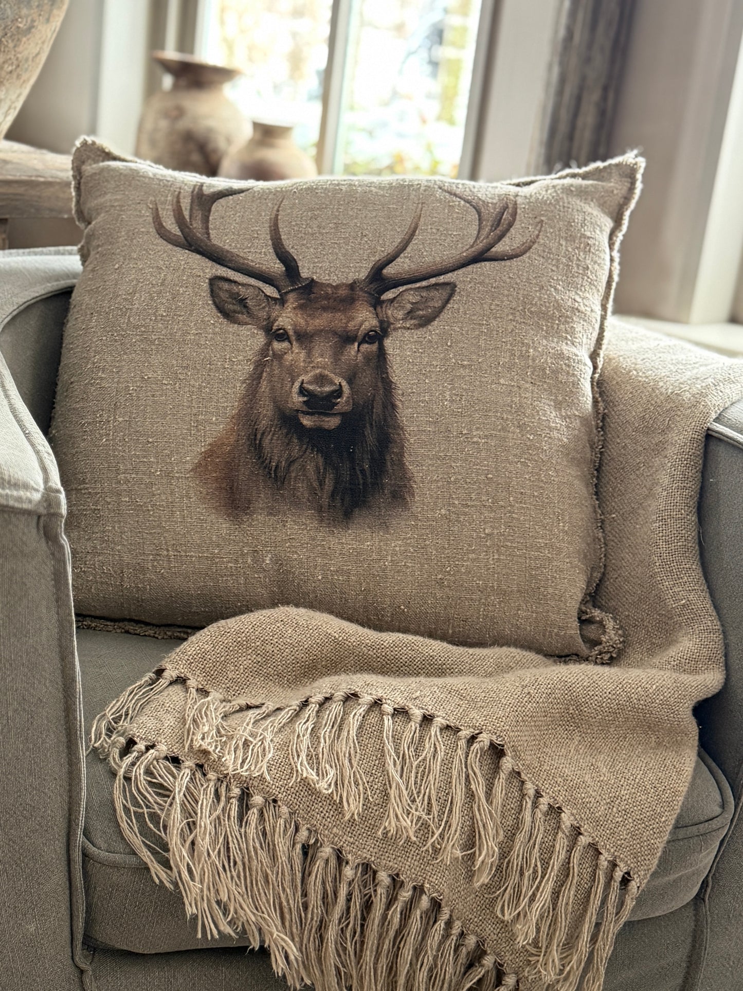 Shabby Rendier Kussen