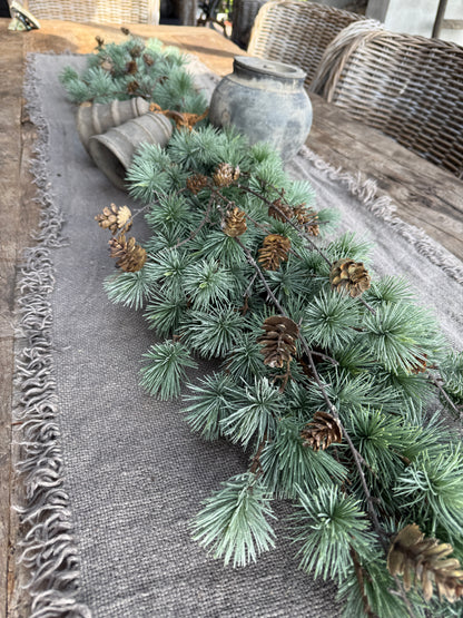 Larix tafelstuk Real Touch – 165 cm