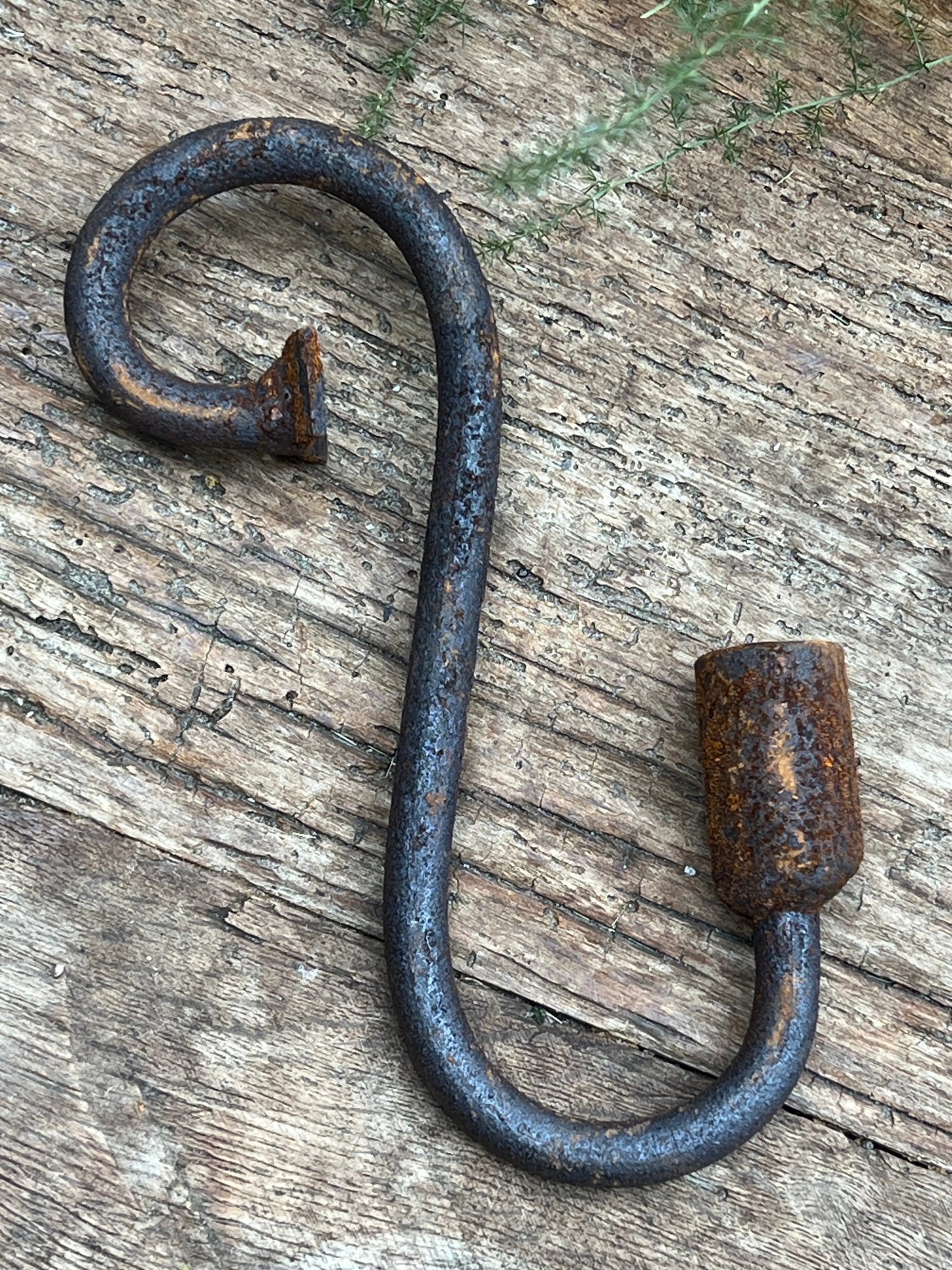S-candlestick rusted, available in various sizes, Puur Wonen 