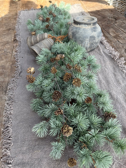 Larix tafelstuk Real Touch – 165 cm