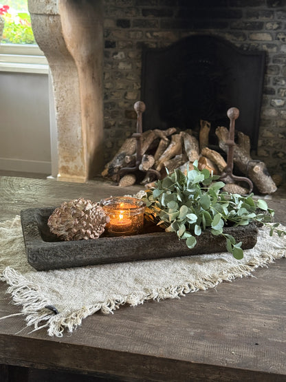 Houten plateau met steel