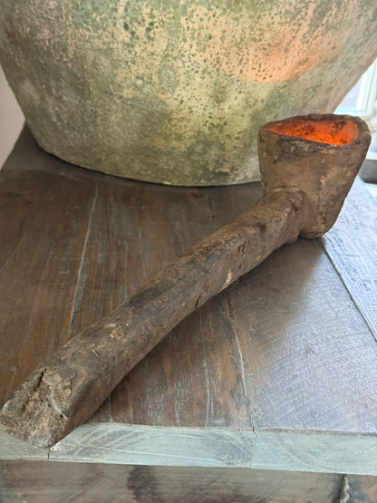 Oude houten Lepel