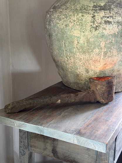 Oude houten Lepel