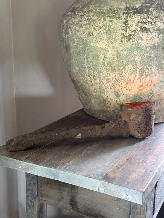 Oude houten Lepel