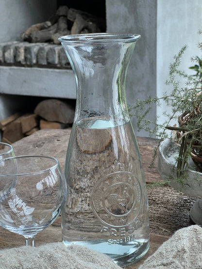 Glaskaraffe „Bauernhof“ – Landelijkhuisje