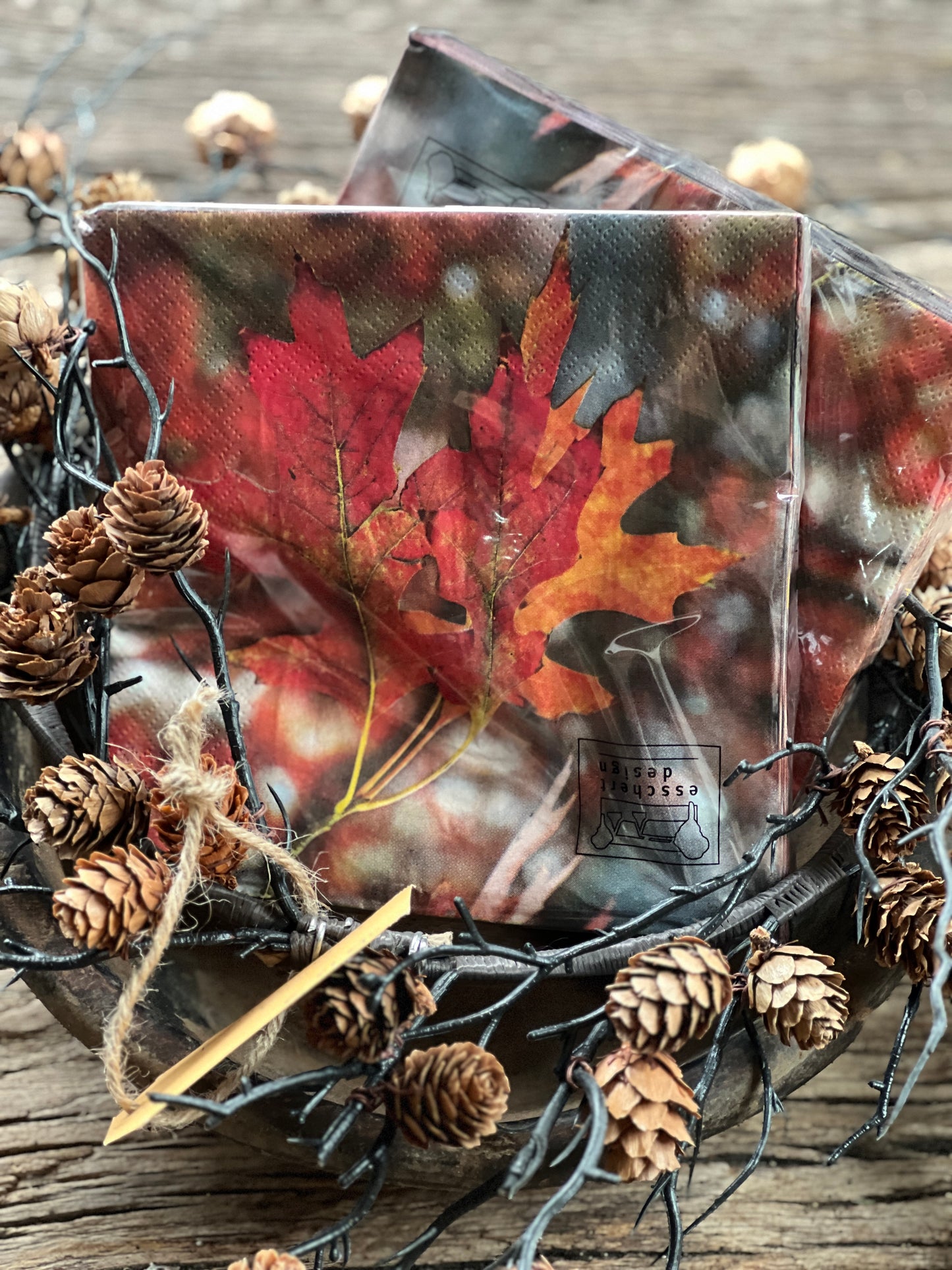 Autumn leaves napkins