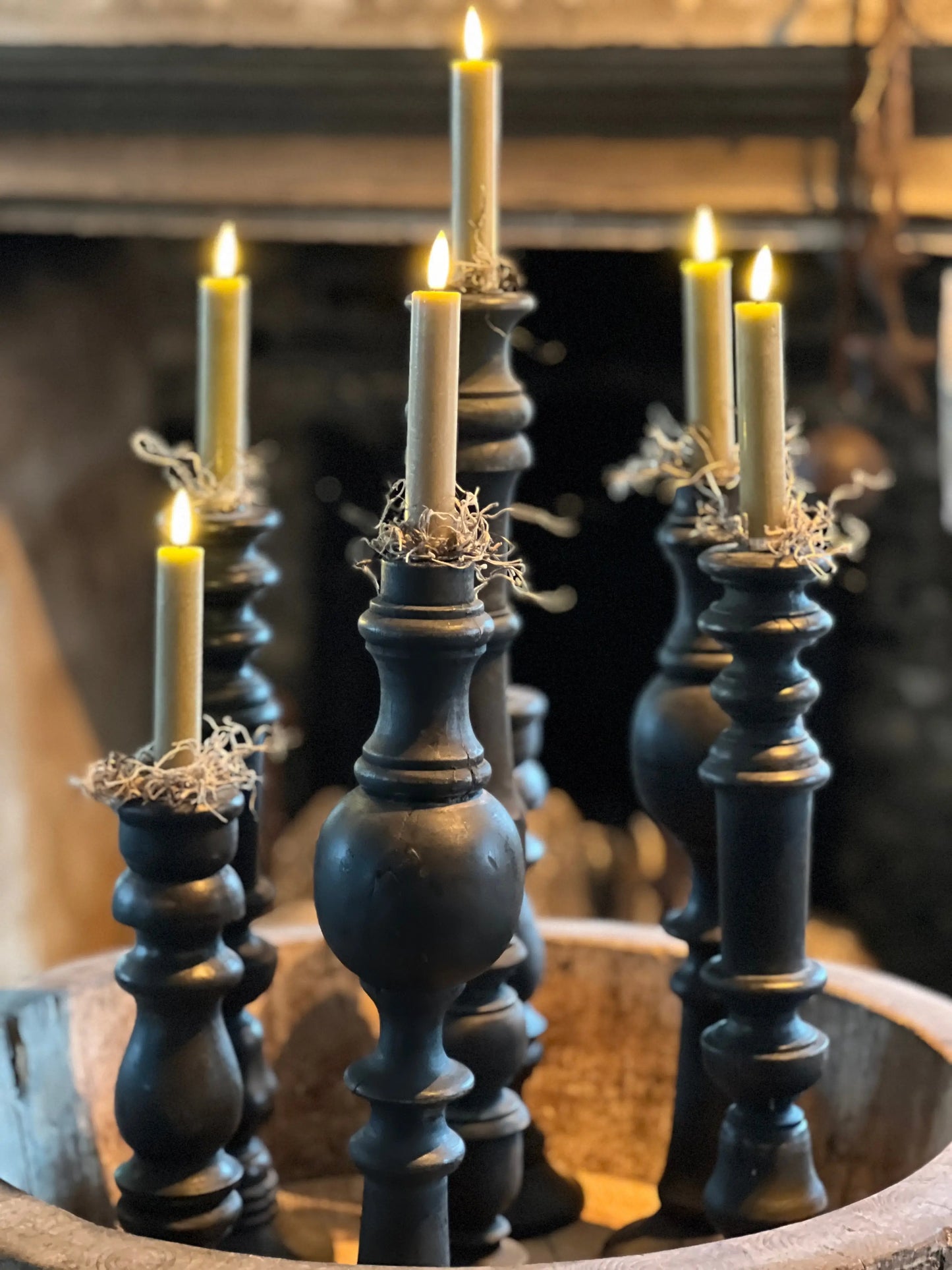 Candlestick blackwood Luksa, 4 models