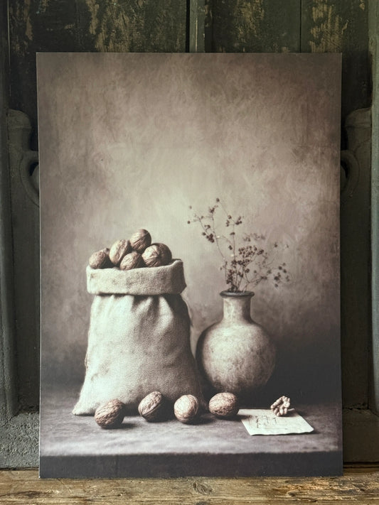 Canvas schilderij -Nostalgische Keuken- Aardappelzak