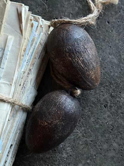 Wooden Egg Black