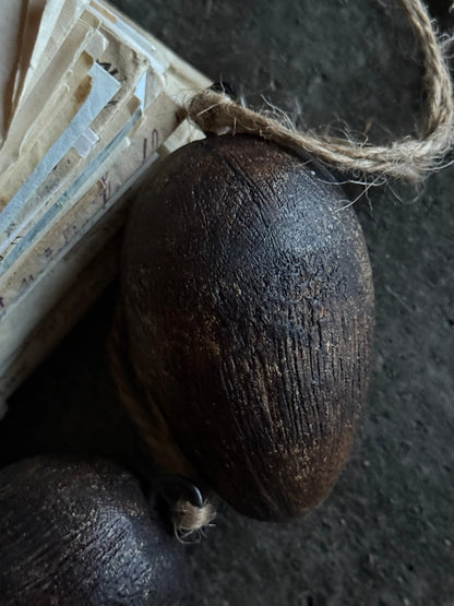 Wooden Egg Black