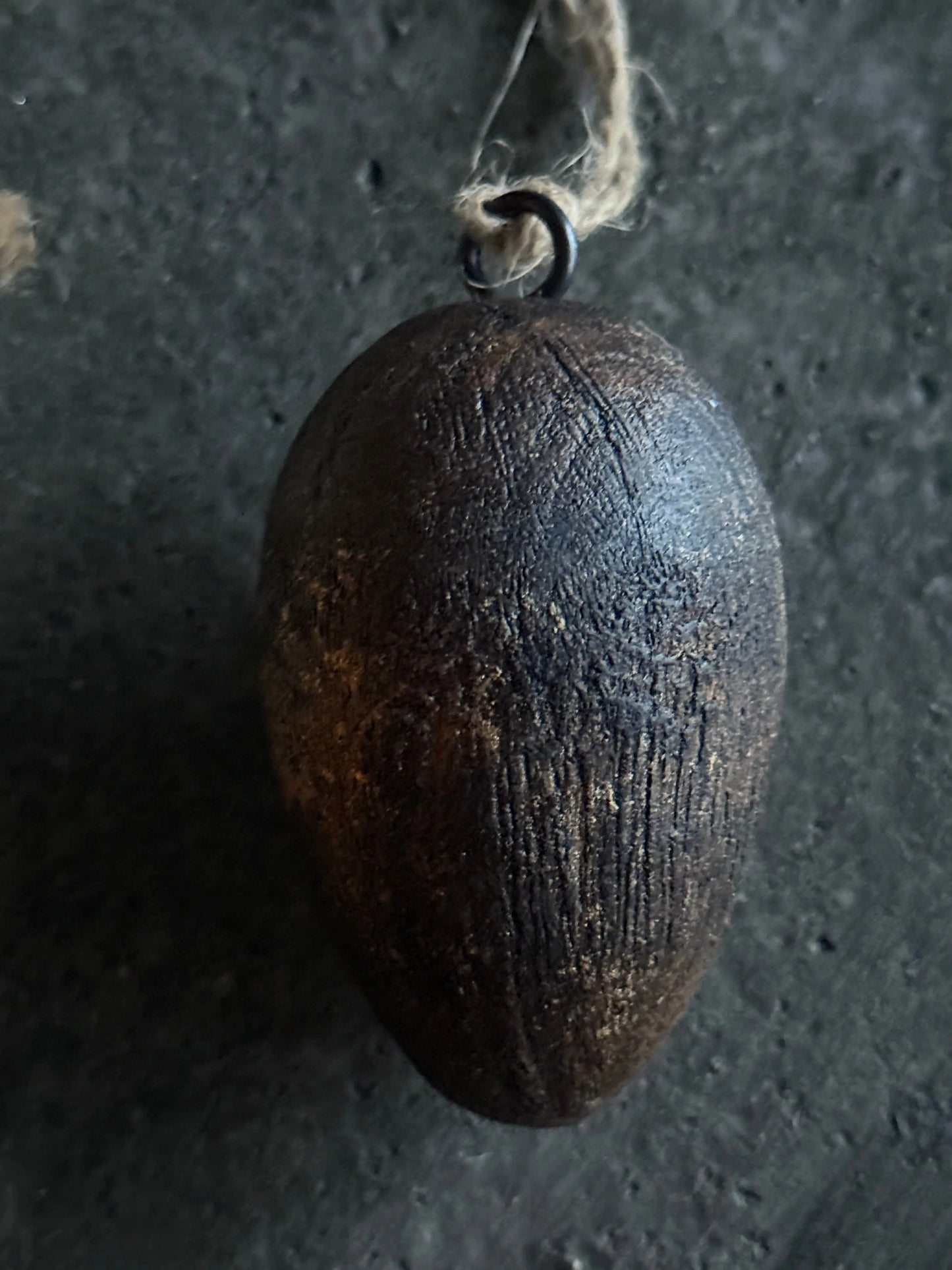 Wooden Egg Black