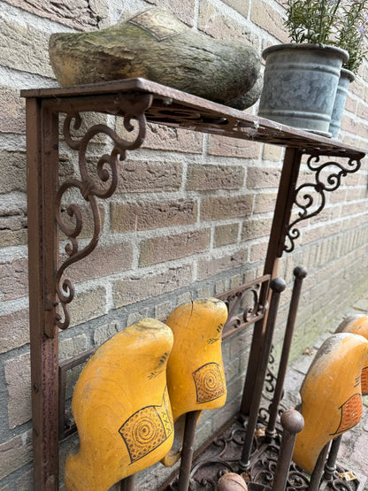 Smeedijzeren Laarzenrek-Afhaalproduct-Op bestelling leverbaar