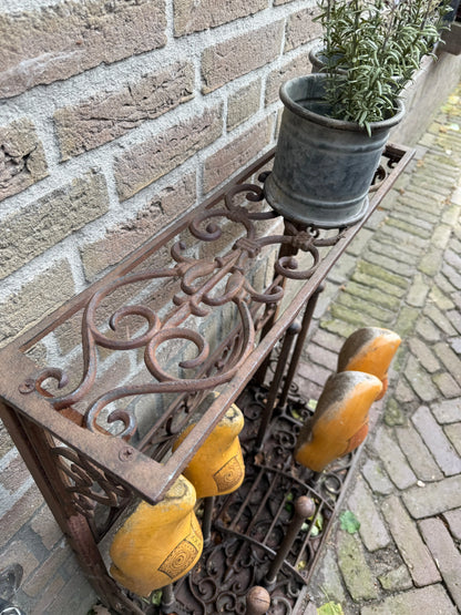 Smeedijzeren Laarzenrek-Afhaalproduct-Op bestelling leverbaar