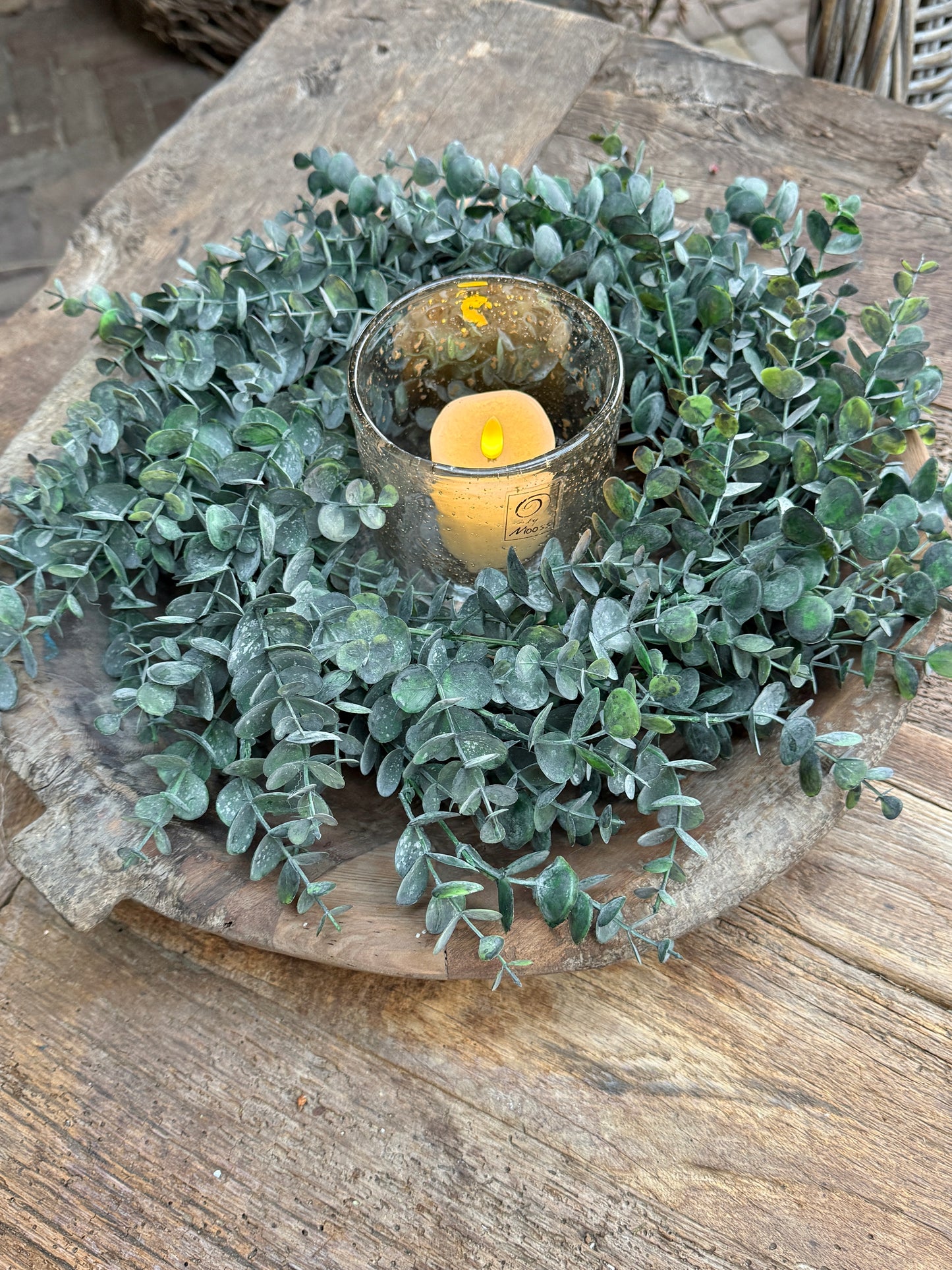 Kunst eucalyptus krans – Ø ca. 40 cm