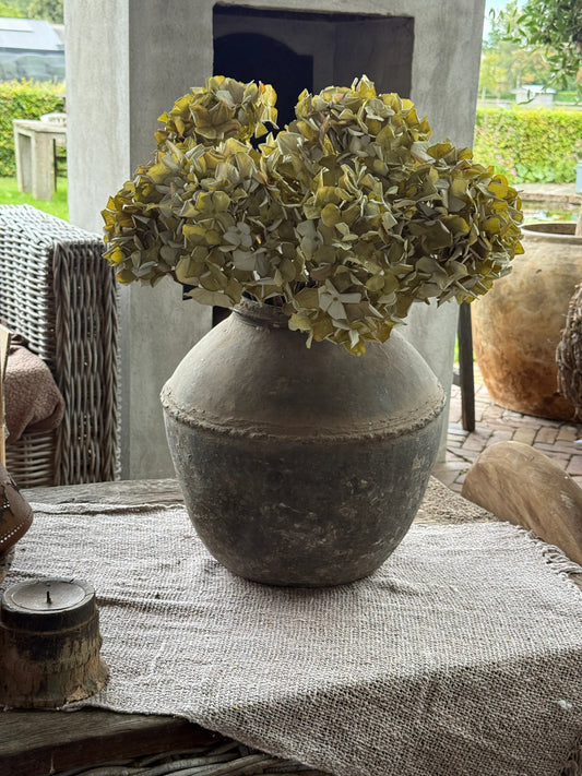 Kunst Hortensia groen – 60 cm