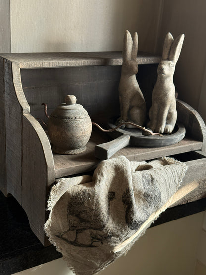 Gruttersbak met 1 lade