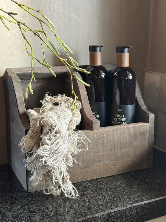 Gruttersbak met 2 vakken