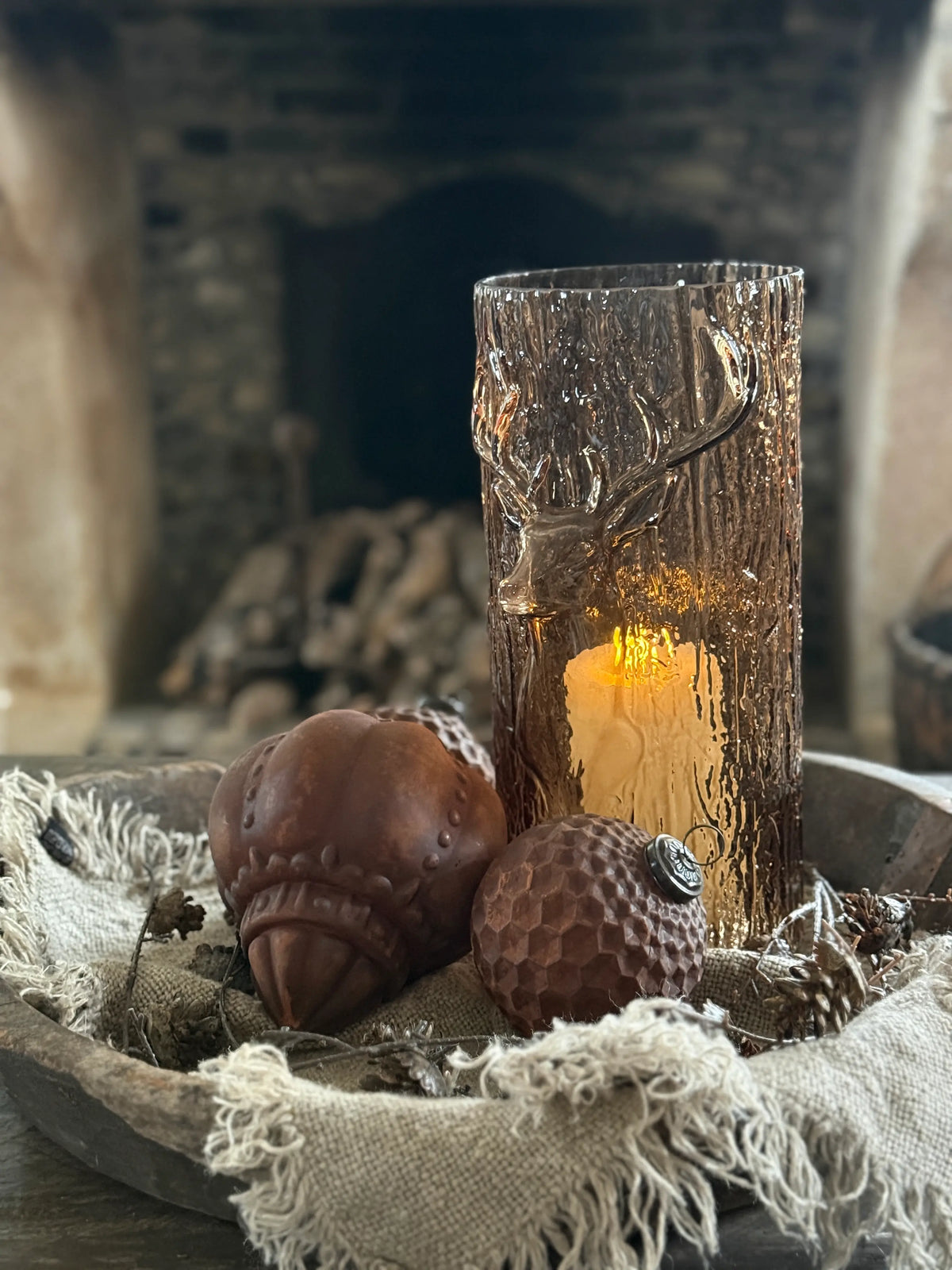 Kersthanger Bubbel- Roest Bruin