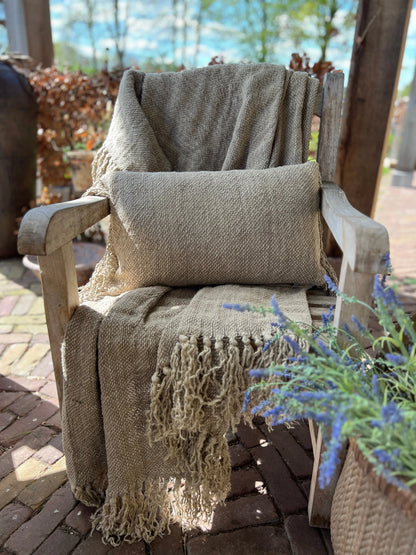 Linen plaid Lynn 130x170 cm., Aura Peeperkorn