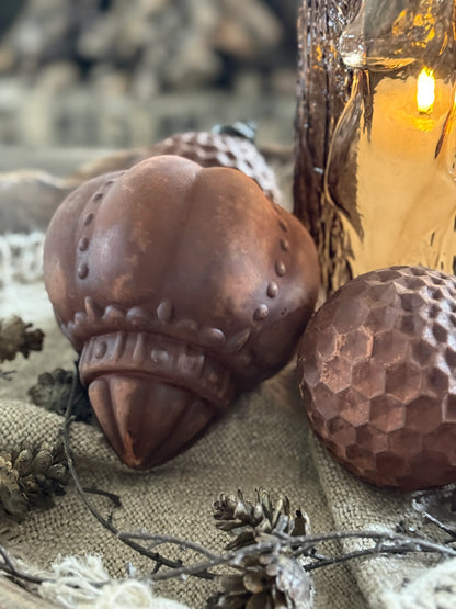 Kersthanger / Ornament- Roest Bruin