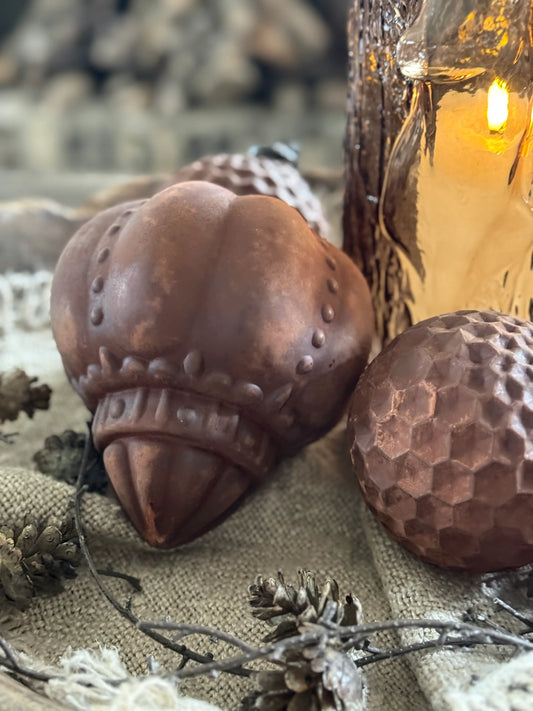 Kersthanger / Ornament- Roest Bruin