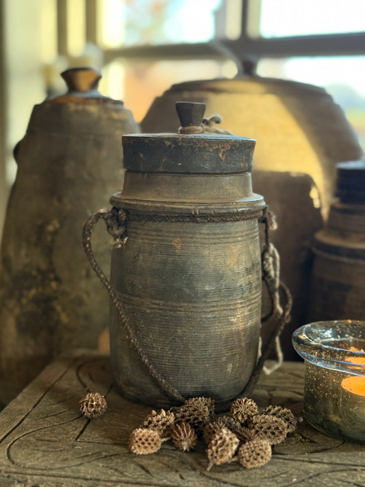 Old Nepalese Pot with Lid (LH18)