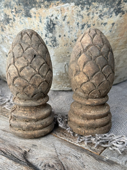 Set van 2 Houten Ornamentjes- Aura Peeperkorn