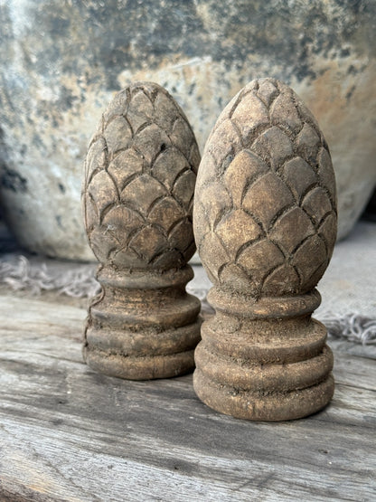 Set van 2 Houten Ornamentjes- Aura Peeperkorn