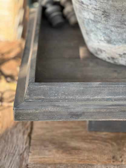 Footed tray, 50x50 cm. - Trapa Living