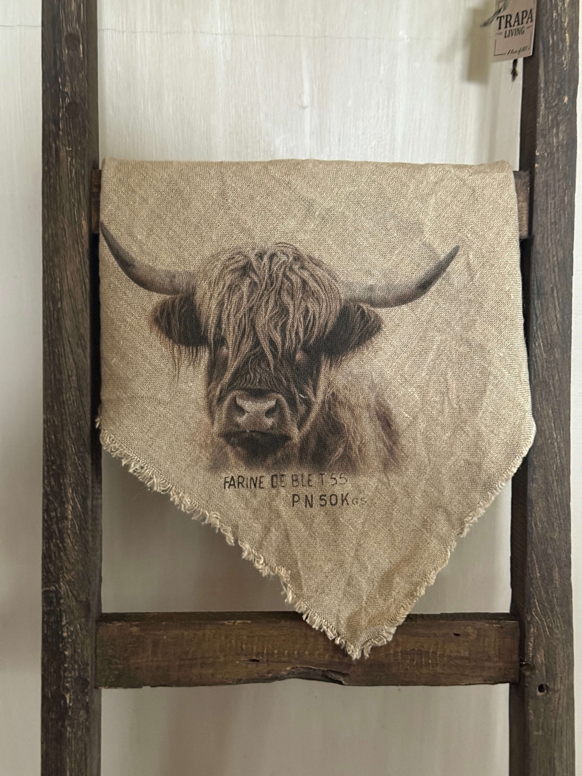Shabby doek “Schotse Hooglander” (1)