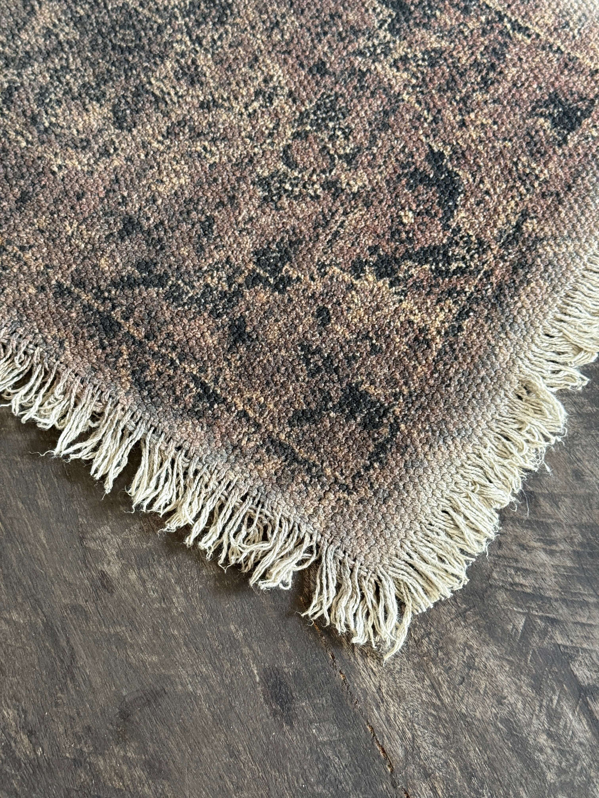 Kelim sierkleedje rood/zwart