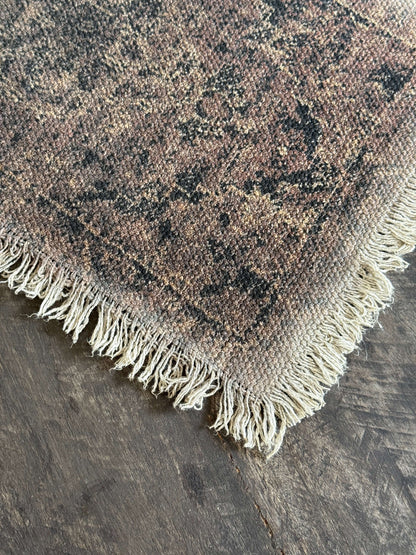Kelim sierkleedje rood/zwart