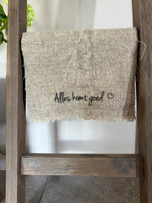 Shabby Leinwand "Alles wird gut"