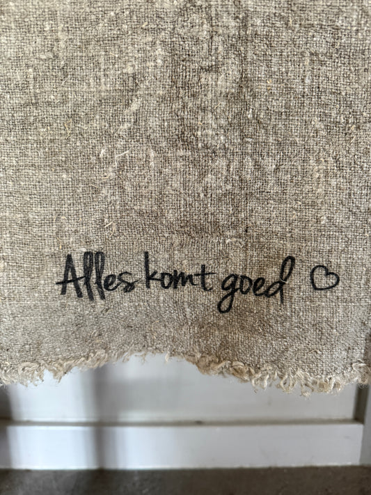 Shabby Leinwand "Alles wird gut"