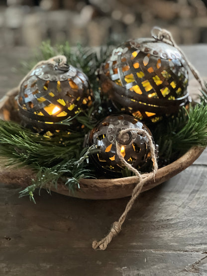Dekokugeln Mini, Set à 3 Stück – Landelijkhuisje