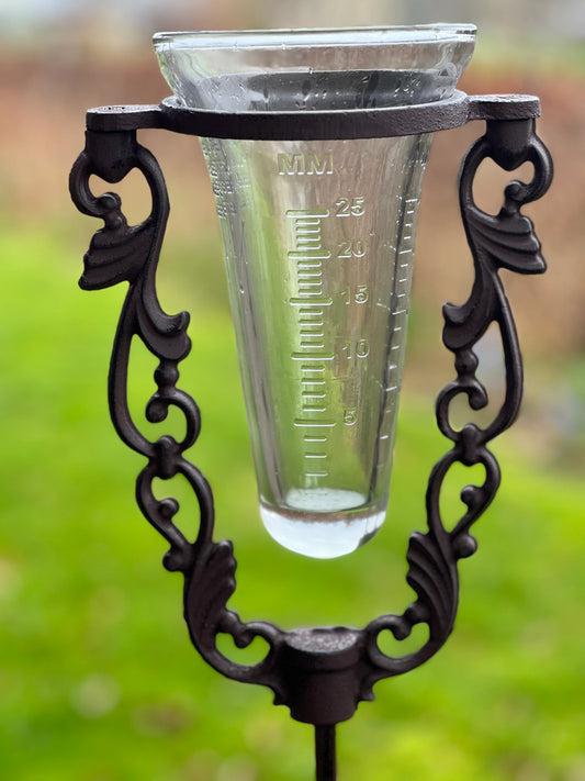 Rain gauge glass