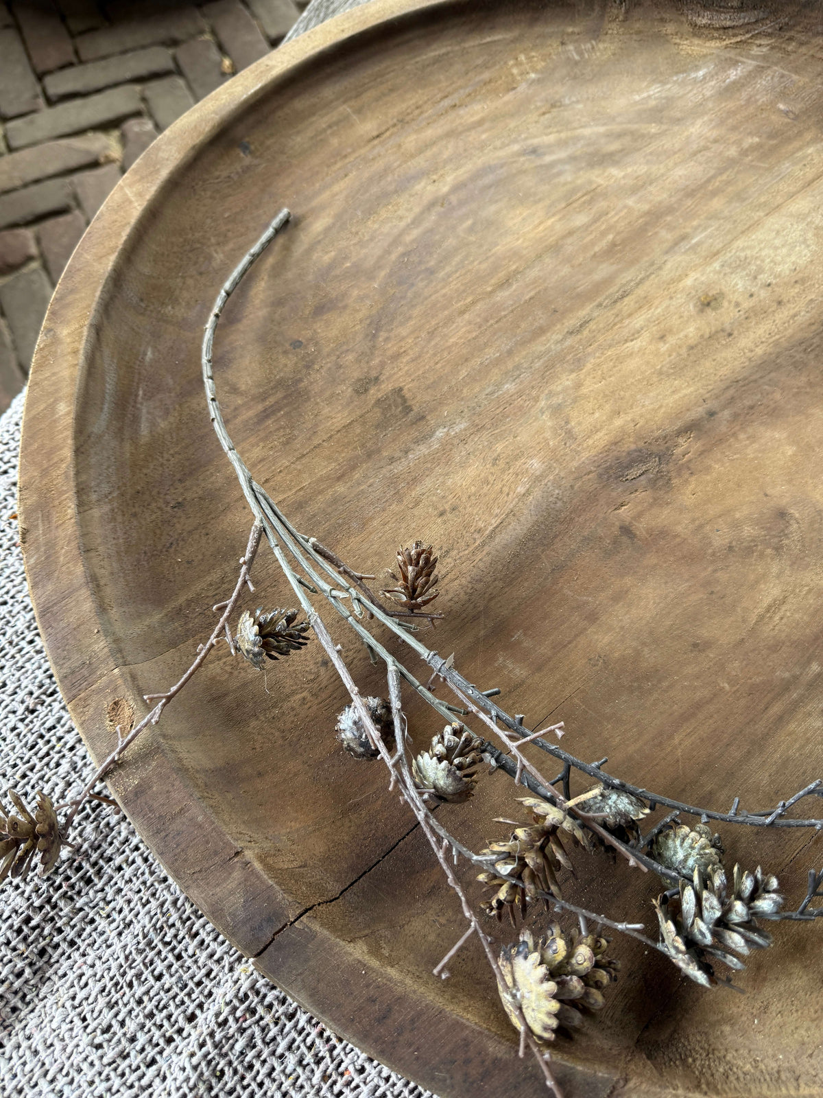 Platte Houten Schaal XXL