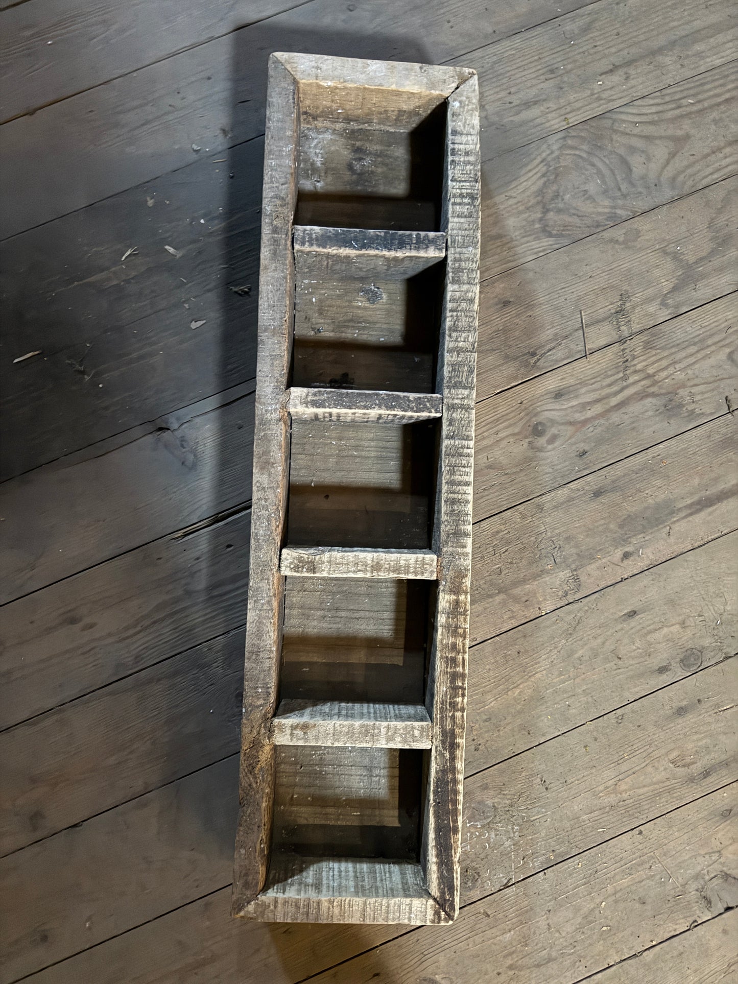 Wooden Box, 5 Compartments